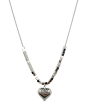 Fine Silk Stainless Steel Love Pendant Necklace