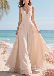 Fitted Nude Lace Patchwork Exra Large Hem Chiffon Cami Dresses Summer