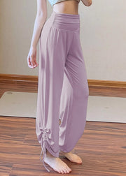 Fitted White High Waist Cinched Running Pants Fall