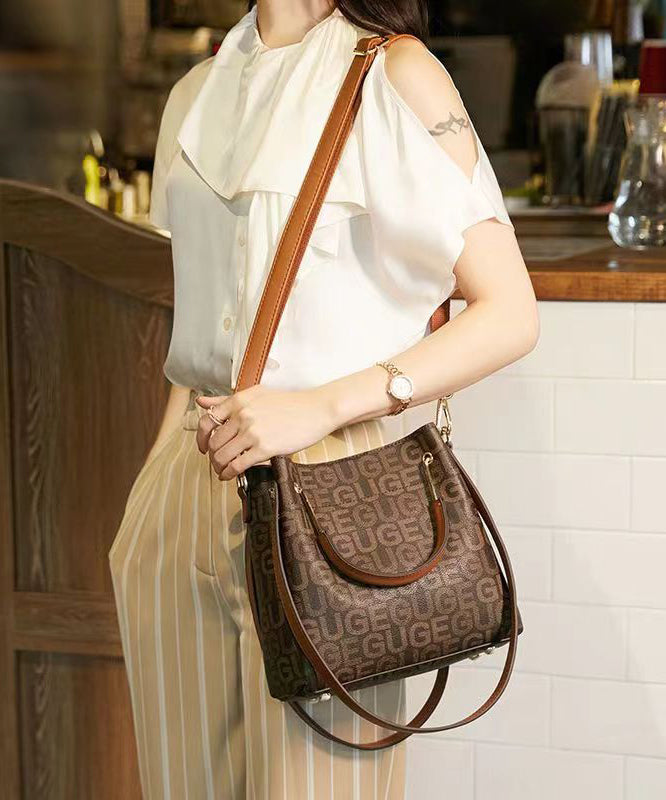 French 2025 New Cowhide Large Capacity Handbag