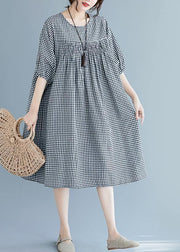 French o neck lantern sleeve clothes For Women pattern pink Dresses summer