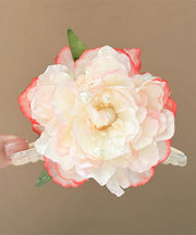 Gradient Color Alloy Pearl Peony Floral Hairpin