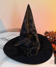 Halloween Black Tulle Feather Costume Headwear