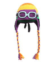 Handmade Colorblock Cute Knit Bonnie Hat