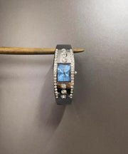 Handmade Purple Alloy Zircon Watches