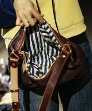 Handmade Solid Durable Leather Messenger Bag