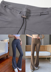 Impact Cocoa Color High Waist Bell Bottom Leggings Fall