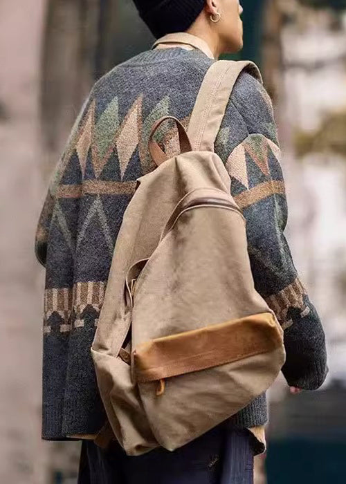 Jacquard Dark Gray V Neck Button Knit Men Coat Spring