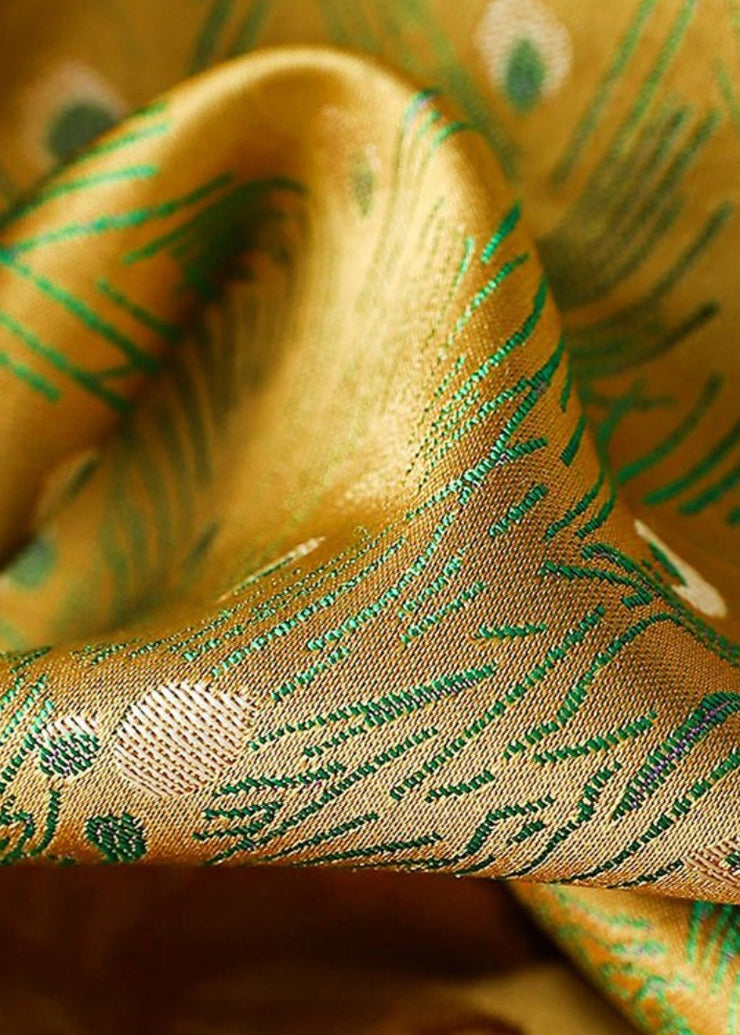 Jacquard V Neck Button Patchwork Cotton Shirts Fall