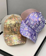 Korean Casual Black Sequin Breathable Baseball Cap Hat