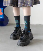 Korean Fashion Gradient Color Crew Socks Autumn