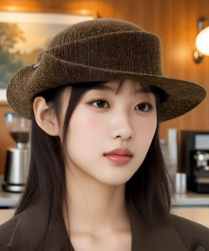Korean Japanese Style Coffee Versatile Cloche Hat