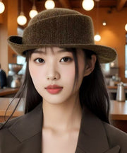 Korean Japanese Style Coffee Versatile Cloche Hat