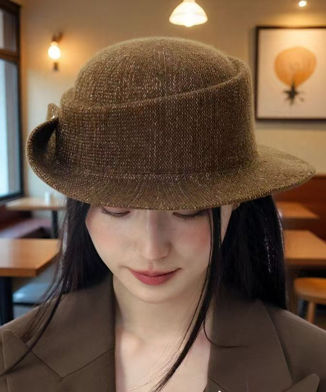 Korean Japanese Style Coffee Versatile Cloche Hat