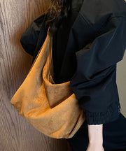 Korean Style Coffee Suede Versatile Shoulder Bag