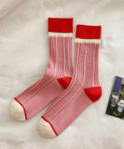 Korean Style Versatile Colorful Autumn Mid Calf Socks