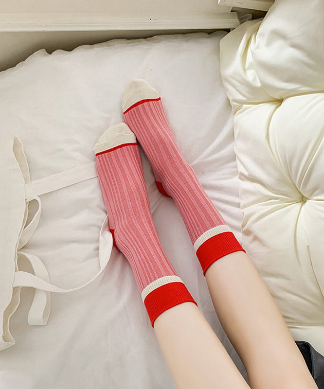Korean Style Versatile Colorful Autumn Mid Calf Socks
