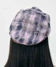 Korean Version Versatile Pink Purple Tie Dye Beret Hat