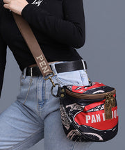 Leisure And Versatile Solid Durable Printed Satchel Bag Handbag