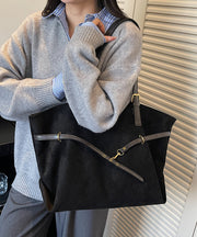 Leisure Brown Suede Large Capacity Versatile Shoulder Bag