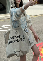 Light Blue Print Knit Two Pieces Set Zip Up Spring