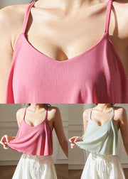 Light Green Patchwork Solid Tulle Yoga Top