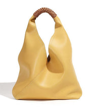 Minimalist Luxury White Calf Leather Shoulder Bag