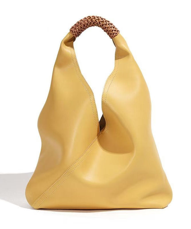 Minimalist Luxury White Calf Leather Shoulder Bag