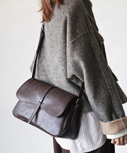 Modern Black Solid Durable Leather Womens Hobo Bag