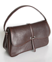 Modern Black Solid Durable Leather Womens Hobo Bag