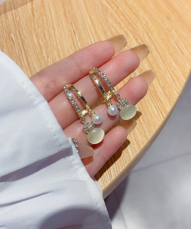 Modern Copper Alloy Zircon Pearl Cat&