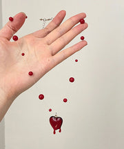 Modern Mulberry Alloy Love Beading Pendant Necklace