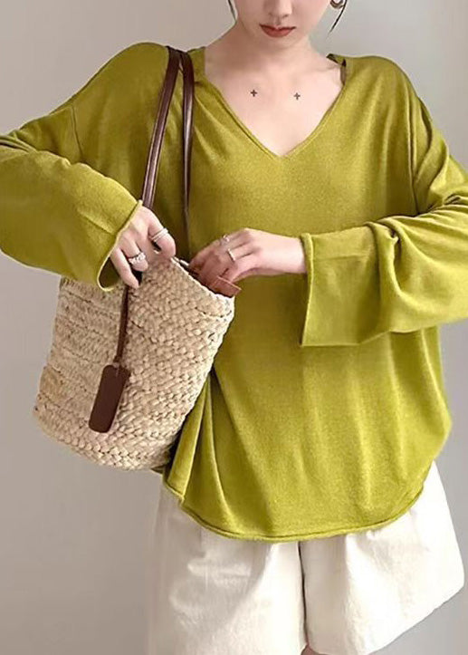 Modern Navy V Neck Plus Size Knit Top Fall
