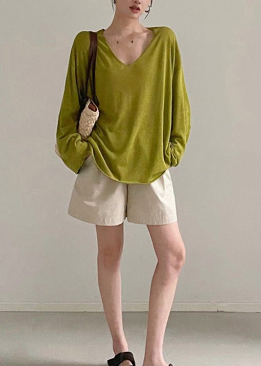 Modern Navy V Neck Plus Size Knit Top Fall