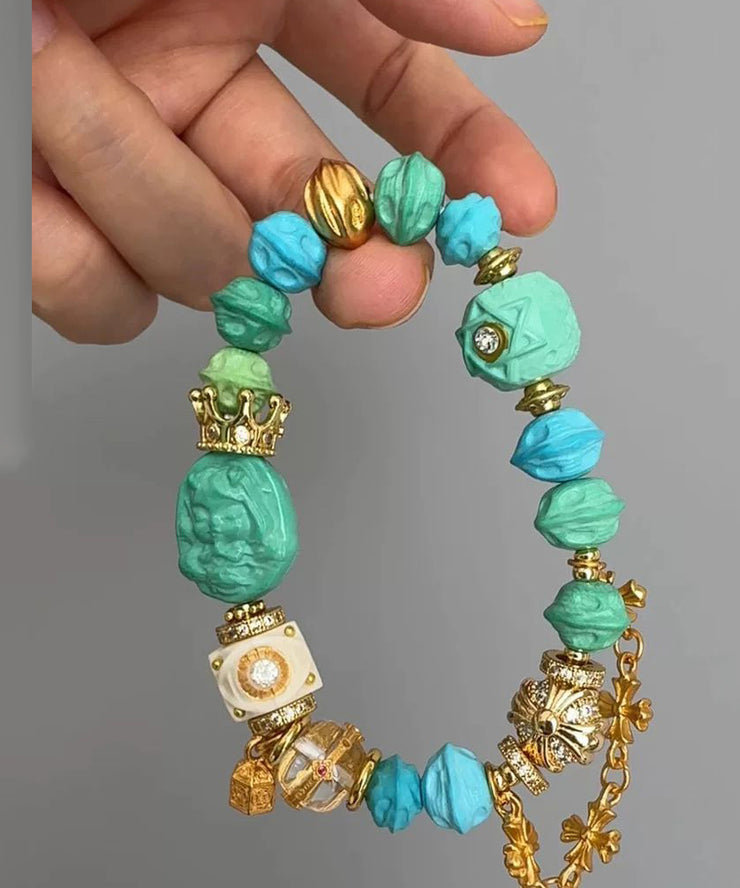 Modern Rainbow Alloy Mermaid Bracelets Charm Bracelet