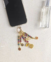 Modern Rainbow Copper Overgild Tassel Phone Chains