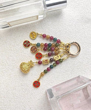 Modern Rainbow Copper Overgild Tassel Phone Chains