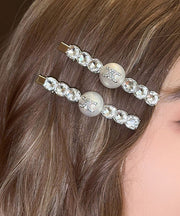 Modern Silk Alloy Zircon Crystal Hairpin