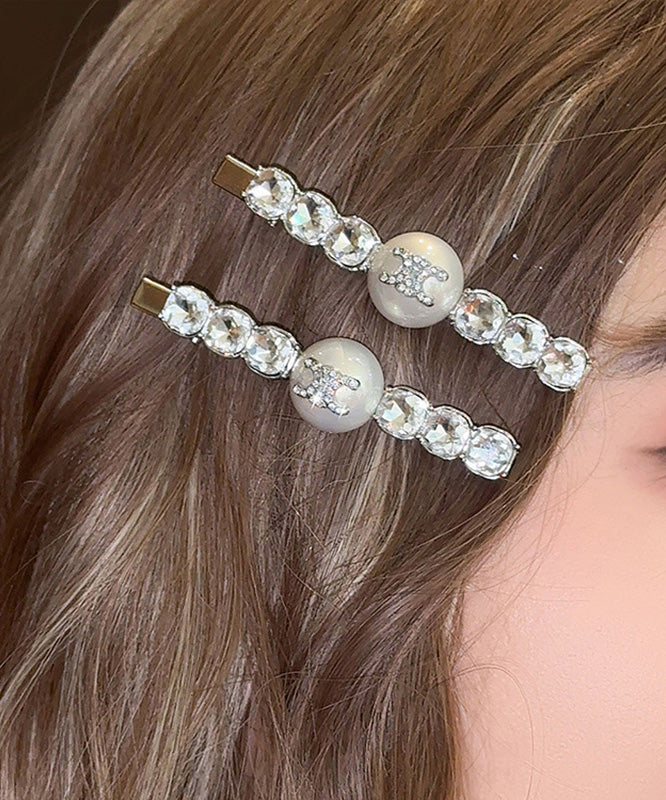 Modern Silk Alloy Zircon Crystal Hairpin