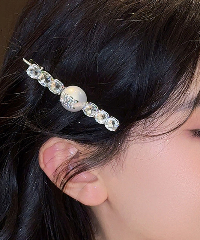 Modern Silk Alloy Zircon Crystal Hairpin