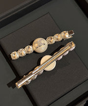 Modern Silk Alloy Zircon Crystal Hairpin