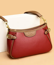 New Beige Durable Calf Leather CrossBody Bag