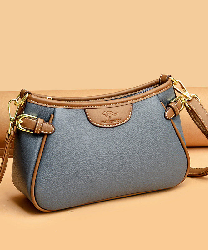 New Beige Durable Calf Leather CrossBody Bag