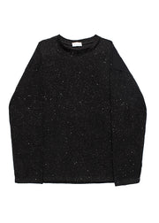 New Black O Neck Sequins Cotton T Shirts Men Apparel Spring