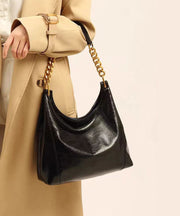 New Boutique Red Large Capacity Faux Leather Shoulder Bag