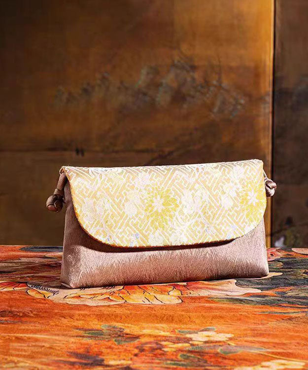 New Chinese Style Silk Versatile Clutch Crossbody Bag