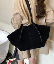 New European And American Brown Suede Large Capacity Shoulder Bag