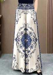 New Navy Original Design Print Elastic Waist Cotton Pants Summer
