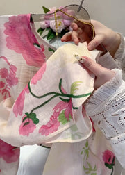 New Pink Print Shirts And Shorts Blouse Tops Fall
