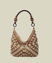 New Retro Hollow Out Knit Womens Shoulder Bags